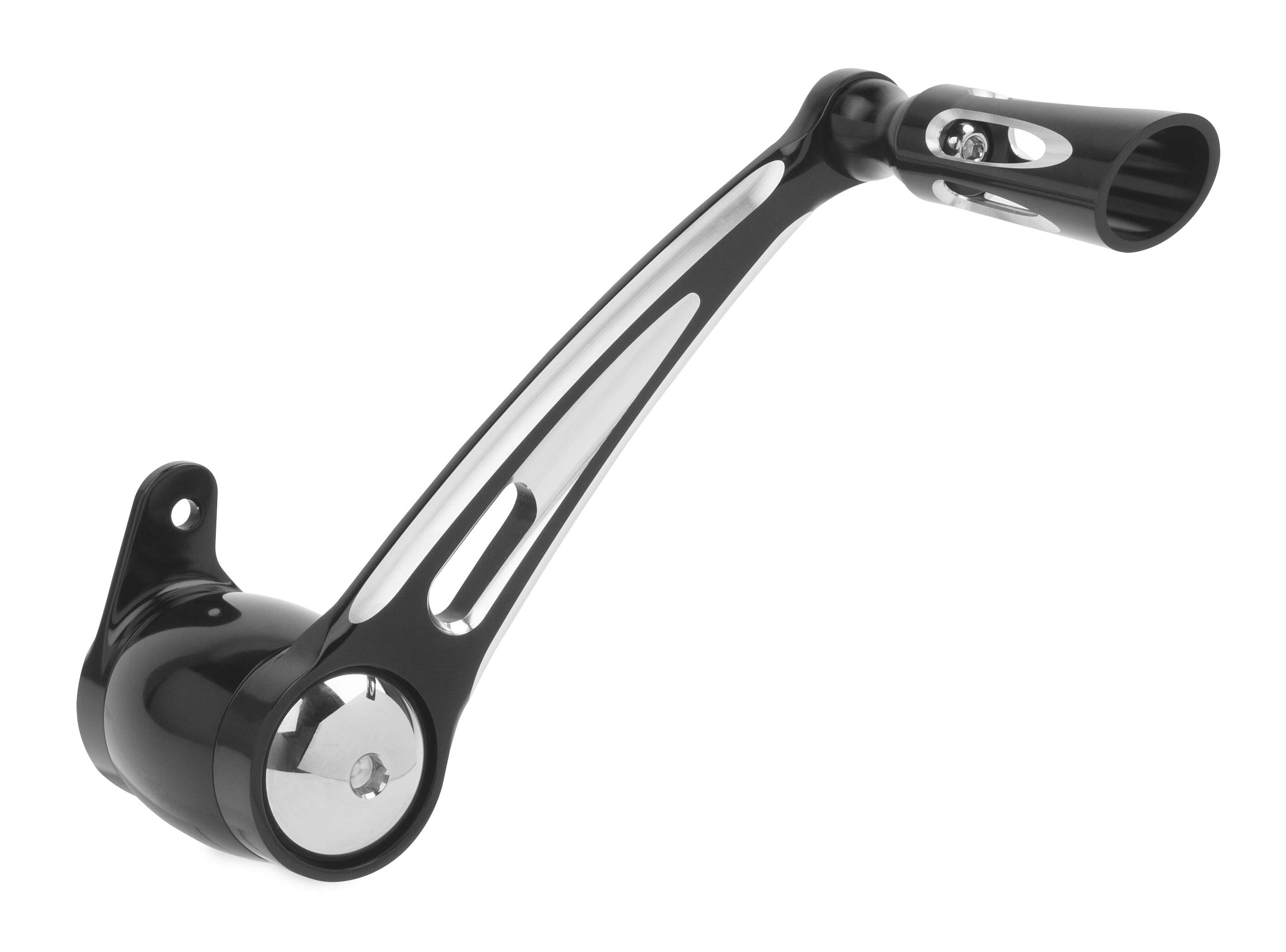 Arlen Ness Deep Cut Black Extended 1" Brake Lever Harley Touring '97