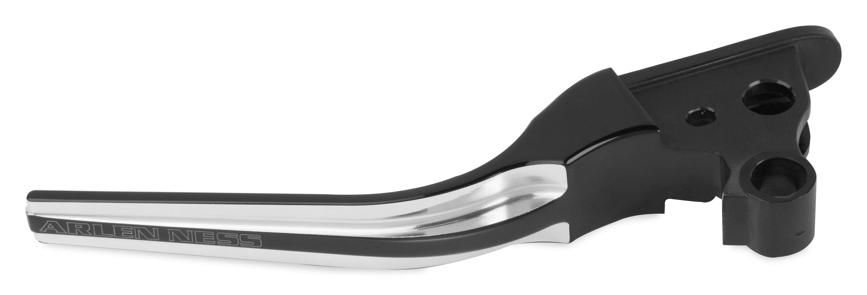 Arlen Ness Black Cut Hydraulic Clutch Hand Lever for Harley FL Models