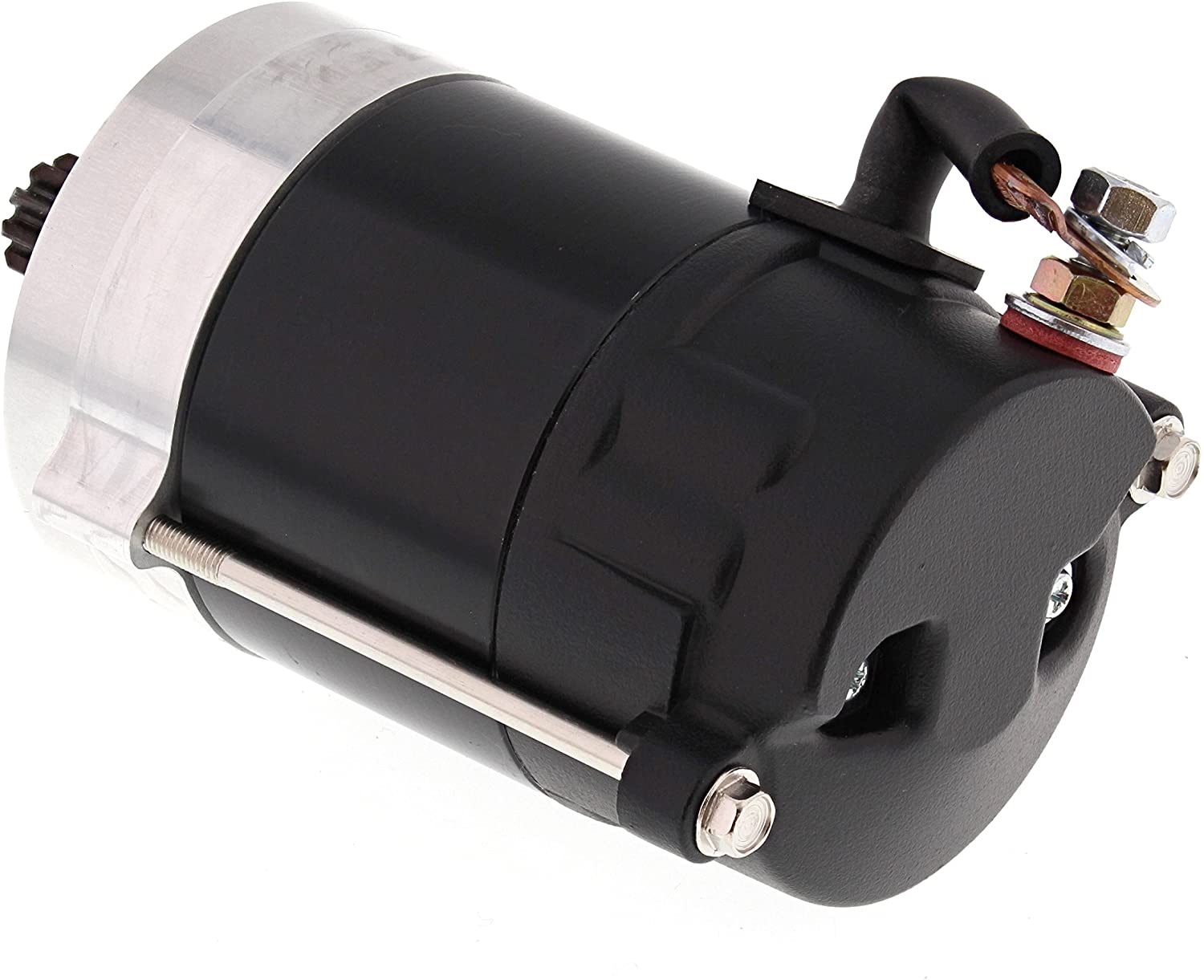 All Balls Black Hitachi 1.4 Starter Motor For 19841985 Harley FXRS Low