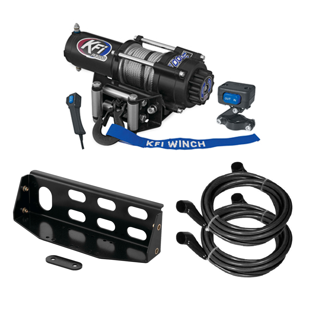 3000 lb KFI Winch Combo Kit (M1) For 20132017 John Deere Gator XUV