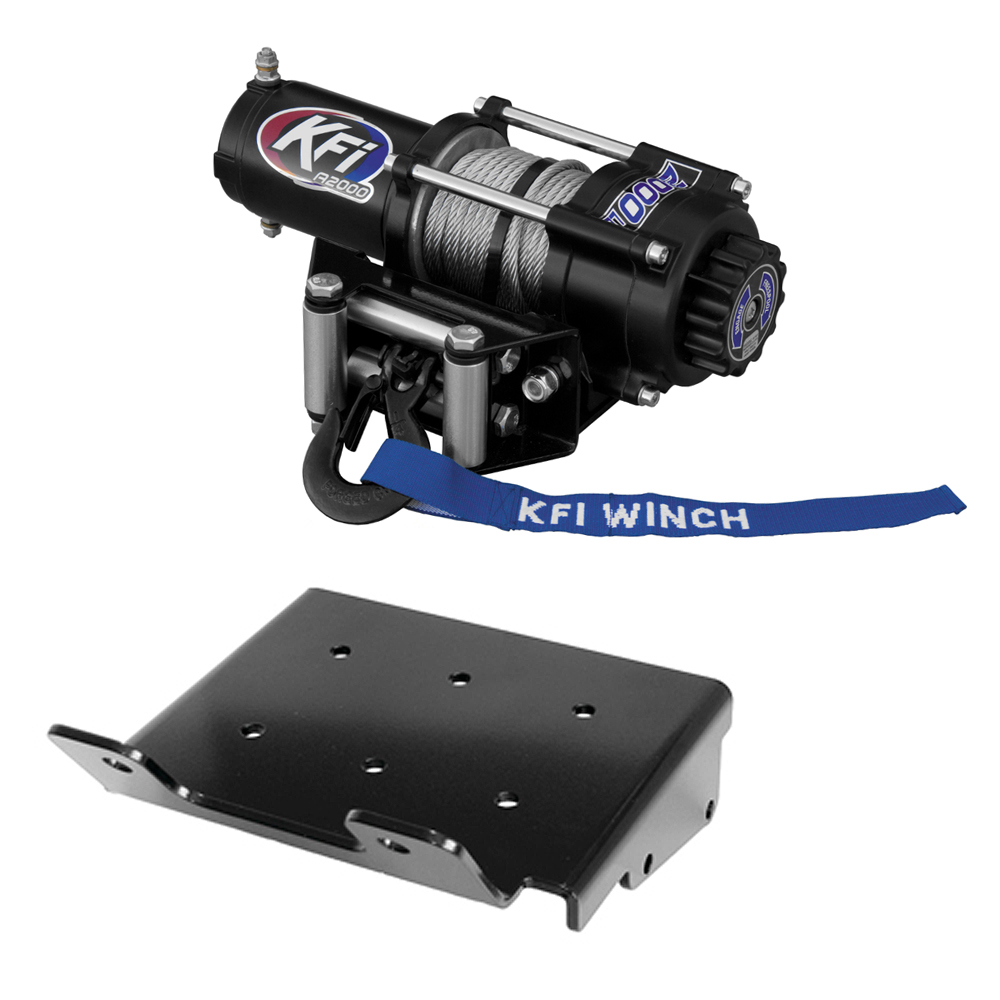 2000 lb KFI Winch Combo (M1) For 200819 Suzuki King Quad 400 4x4/AS/AF