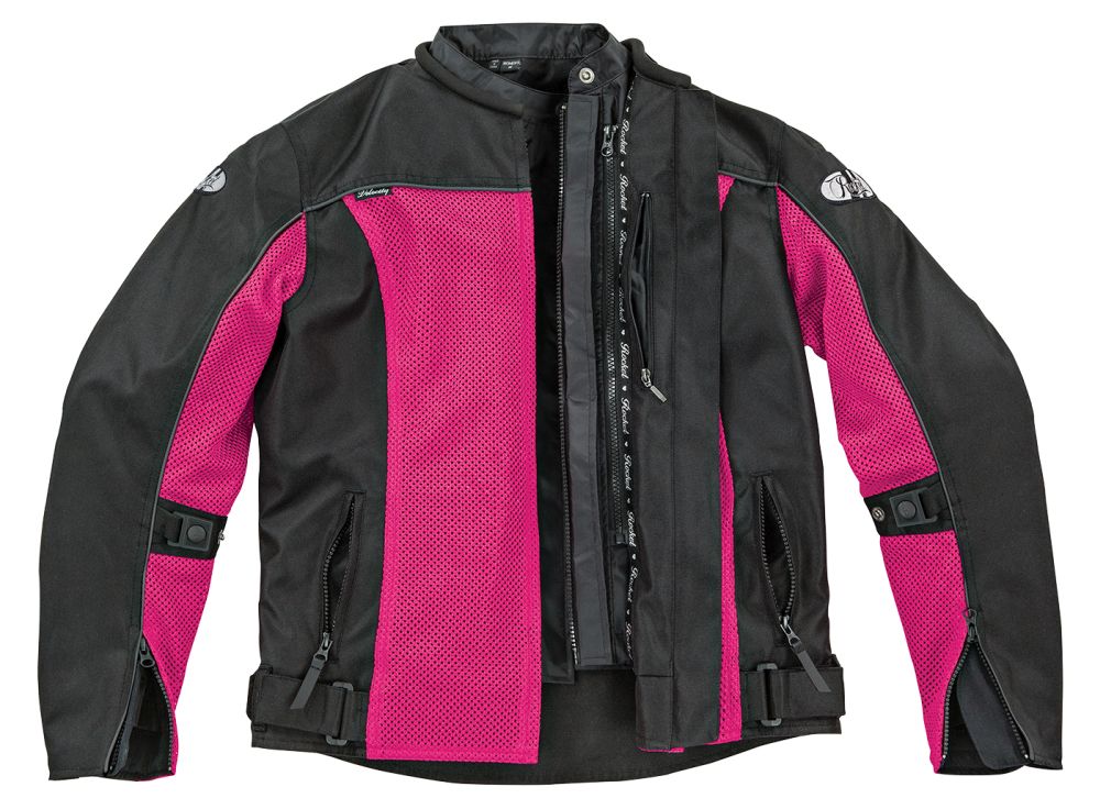 Joe Rocket Velocity Mesh Jacket Ladies Pink / Black XS eBay
