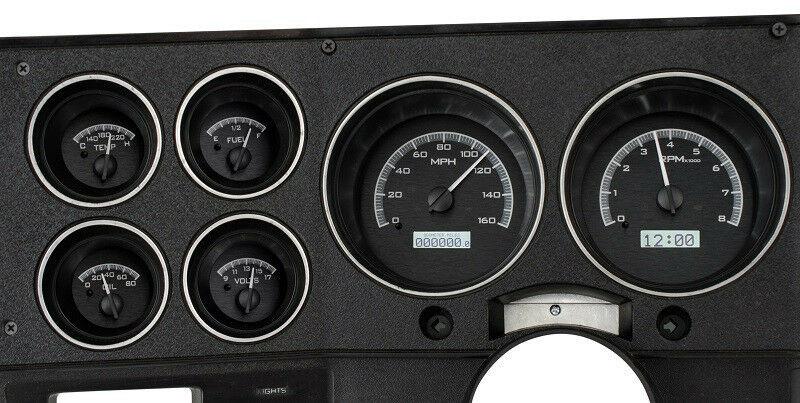 Dakota Digital 1973 - 87 Chevy GMC Pickup Truck Analog Gauges Kit VHX-73C-PU-K-W